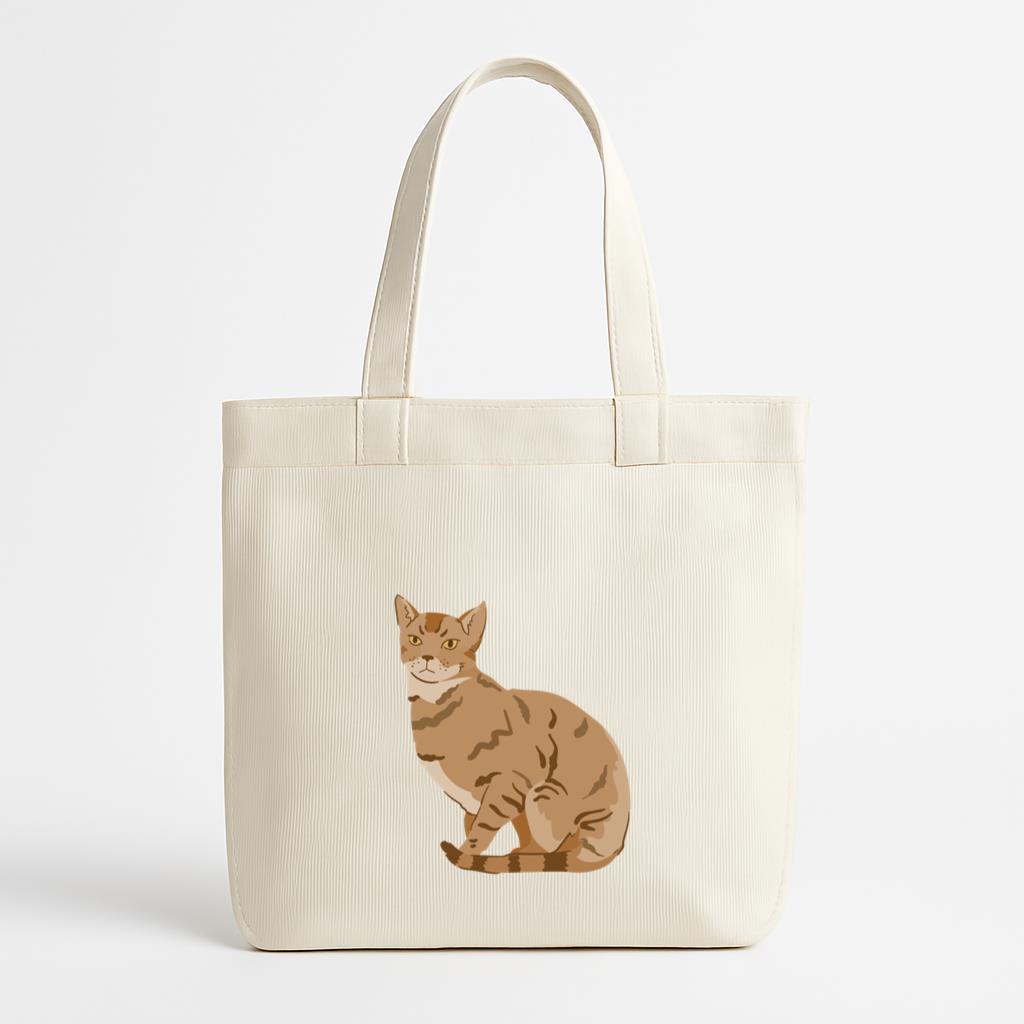 Bengal Cat Animal Canvas Tote Bag