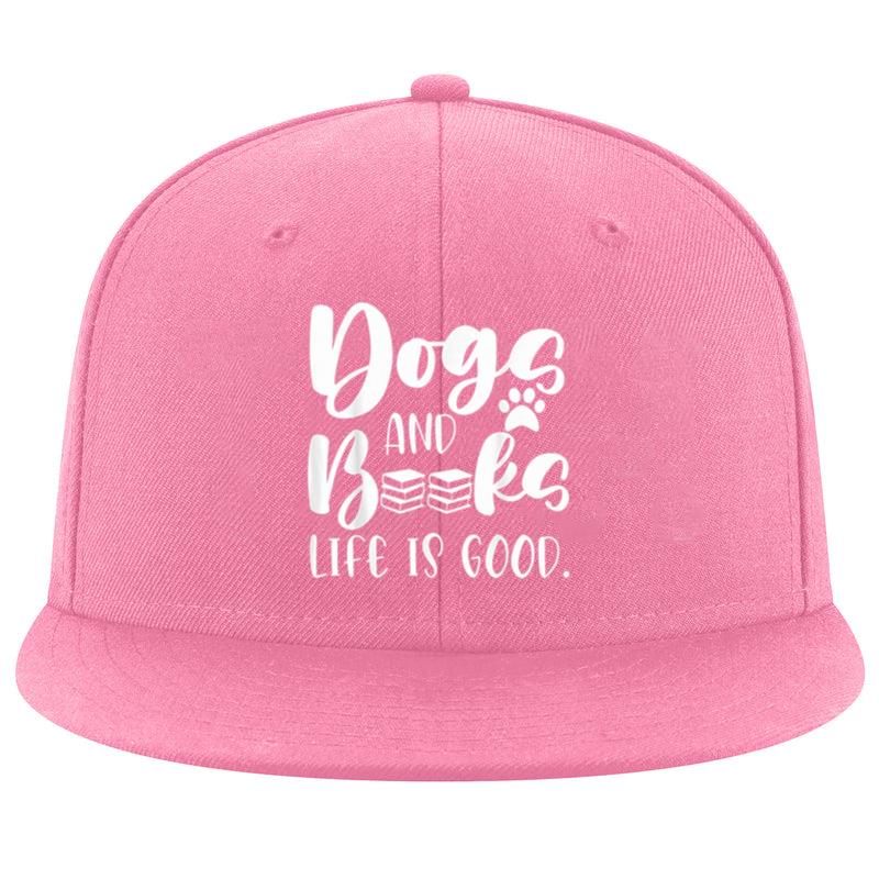 Books And Dogs Life Is Good Cap