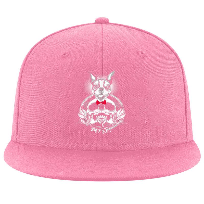 Boston Terrier Skull Halloween Dog Cap