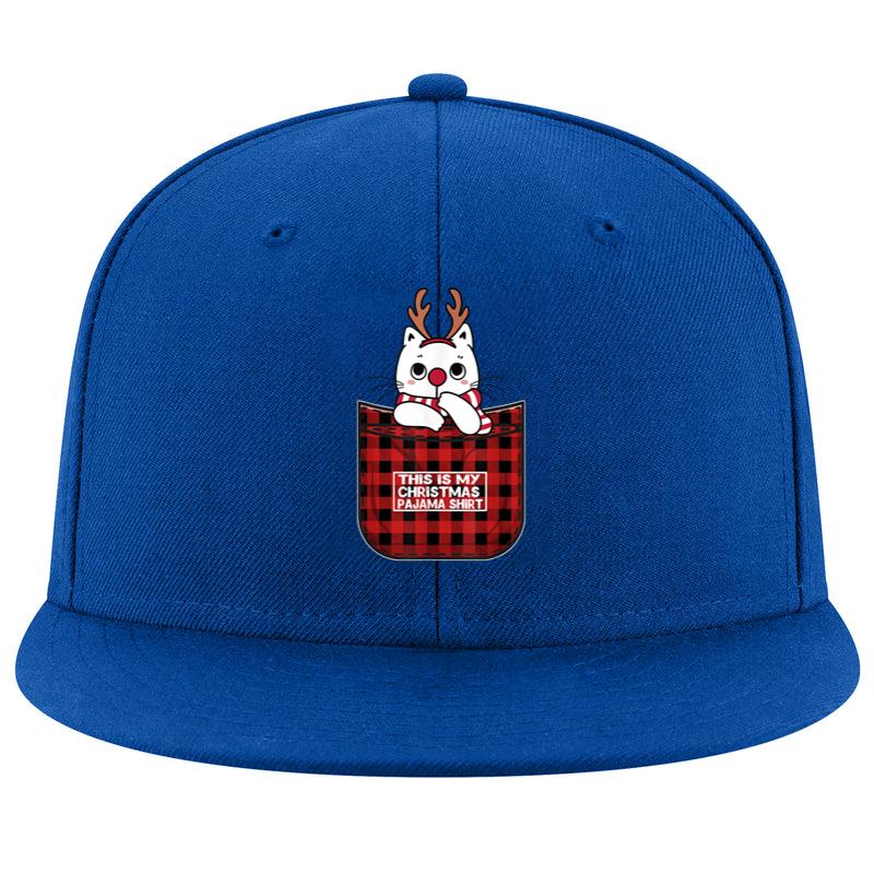 Christmas Pajama Santa Cat Deer Cap