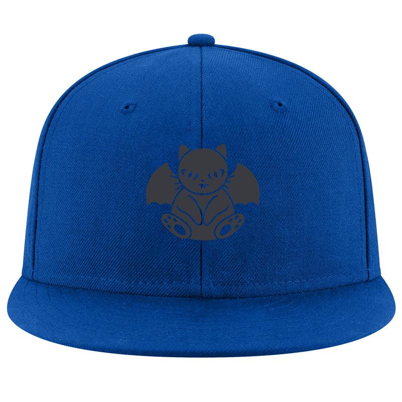 Cute Black And White Bat Cat Cap