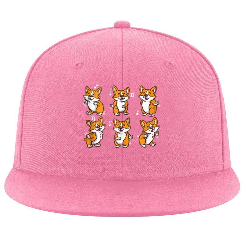 Cute Floss Dancing Corgi Puppies Dog Cap