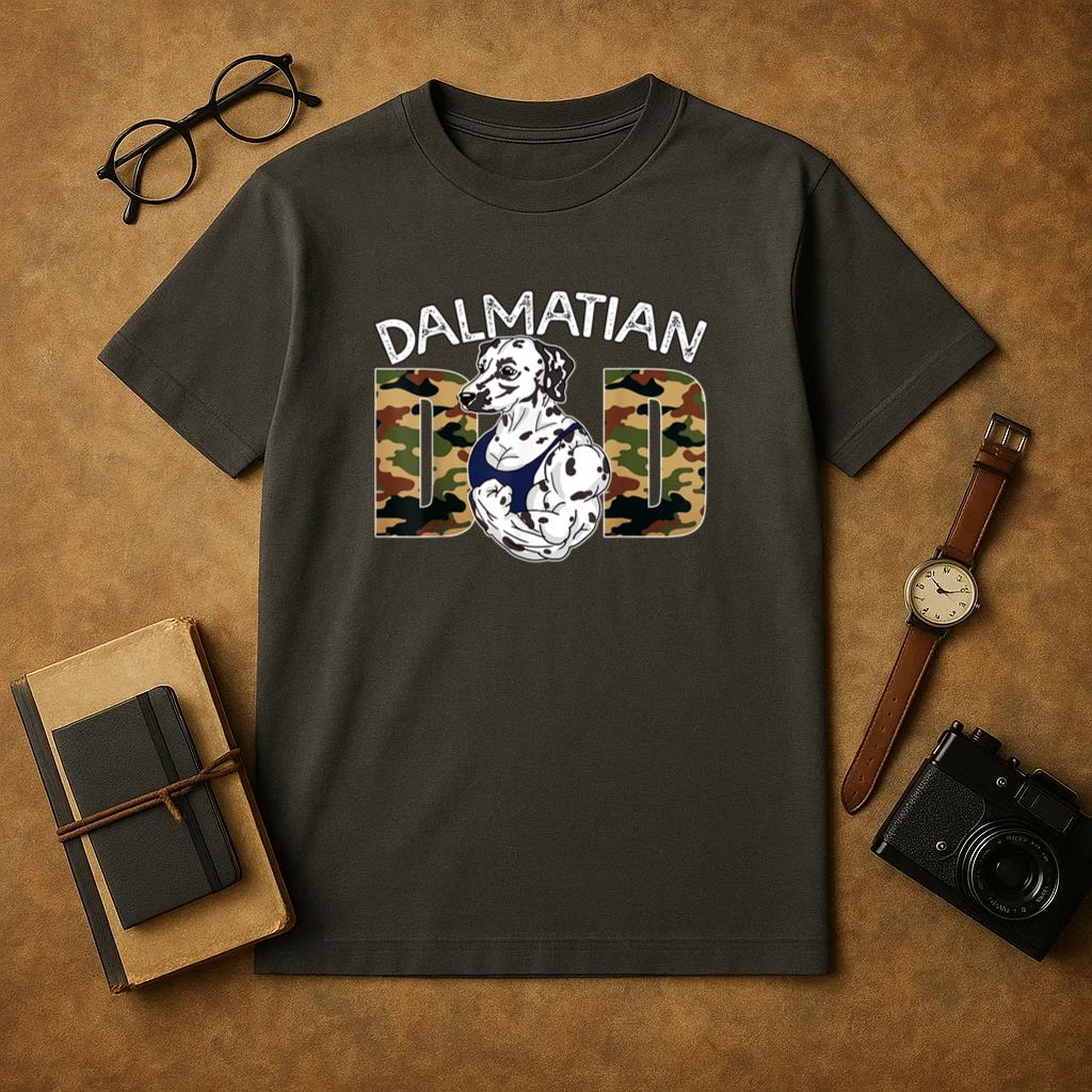 Dalmatian Dad Dog Father Day T-Shirt