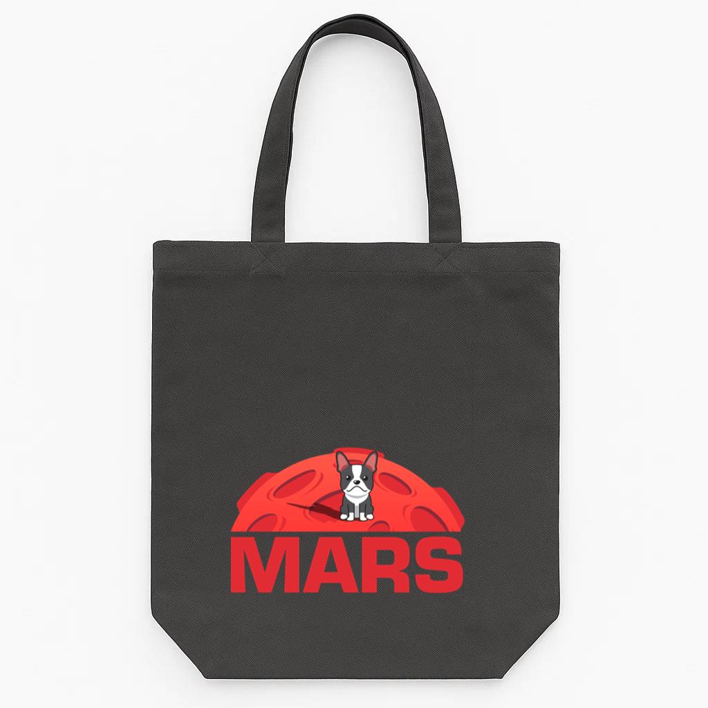 First Dog On Mars Space Tote Canvas Bag