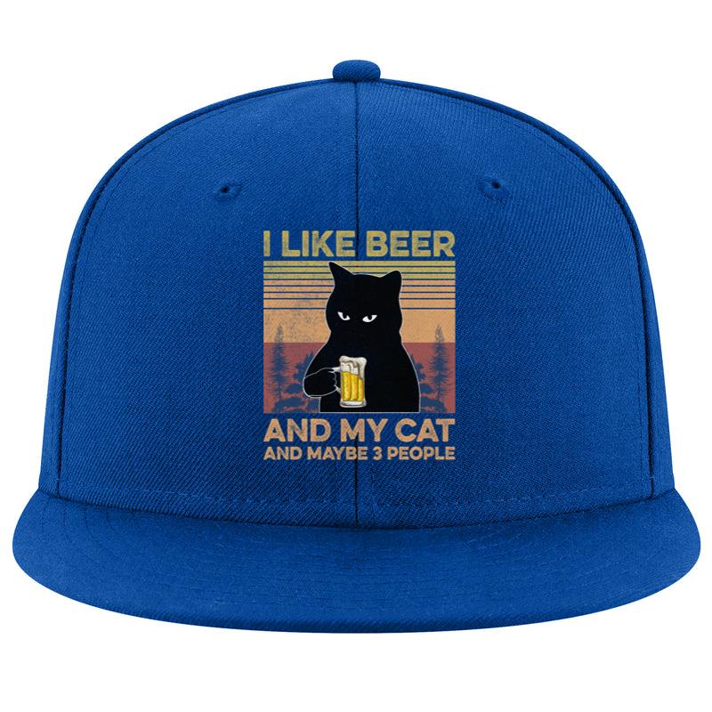 I Like Beer My Cat And Maybe 3 People Cap