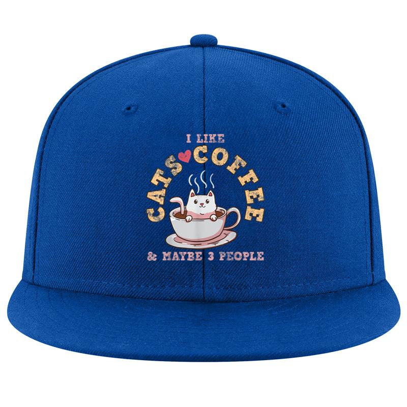 I Like Cats Coffee And Maybe 3 People Cap
