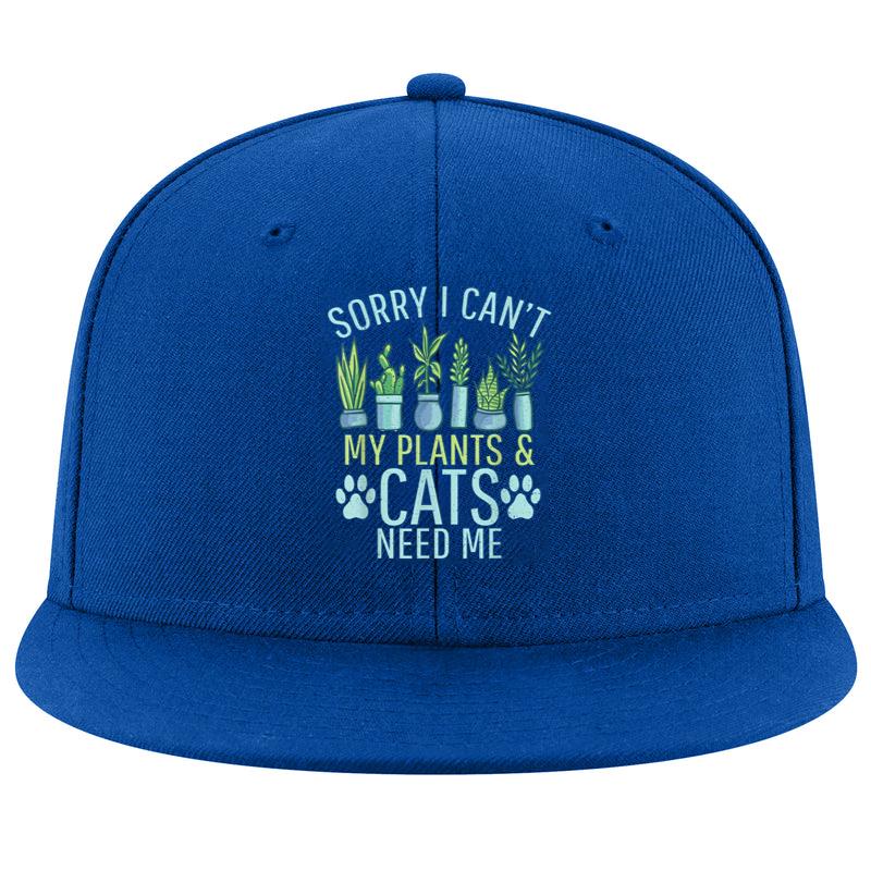 My Plants Cats Need Me Cap