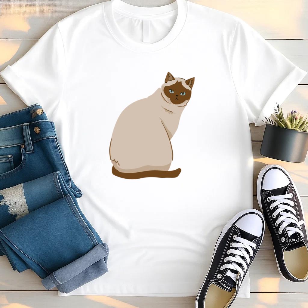 Siamese Cat Animal T Shirt