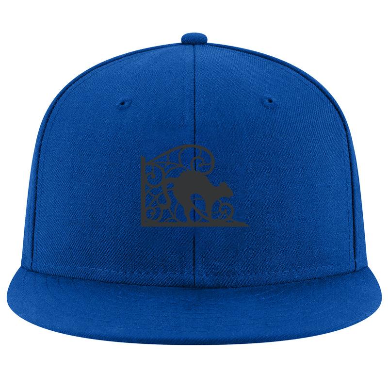 Silhouette Of An Angry Cat Cap